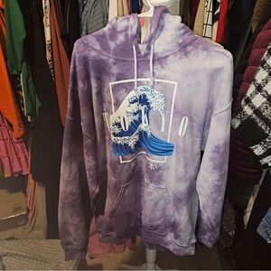 Tokyo Wave box tie dye Hoodie